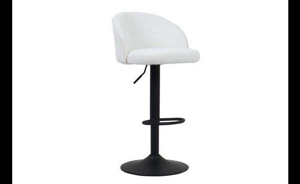 Tabouret-Arda-boucle-blanc-pieds-metal-Rousseau