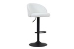 Tabouret-Arda-boucle-blanc-pieds-metal-Rousseau