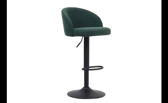 Tabouret-Arda-boucle-vert-pieds-metal-Rousseau