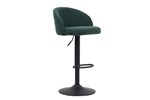 Tabouret-Arda-boucle-vert-pieds-metal-Rousseau