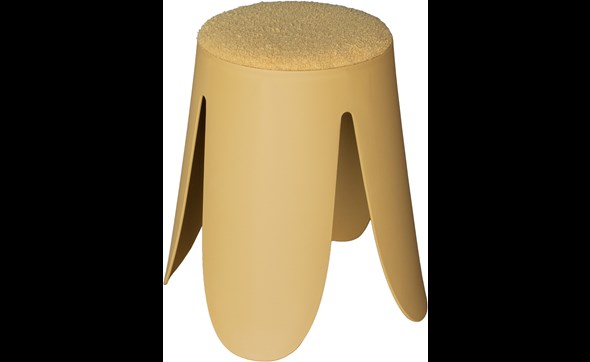 Tabouret-Bonnie-C-1542-polypropylene-Tissu-Ocre-Comodi-Living