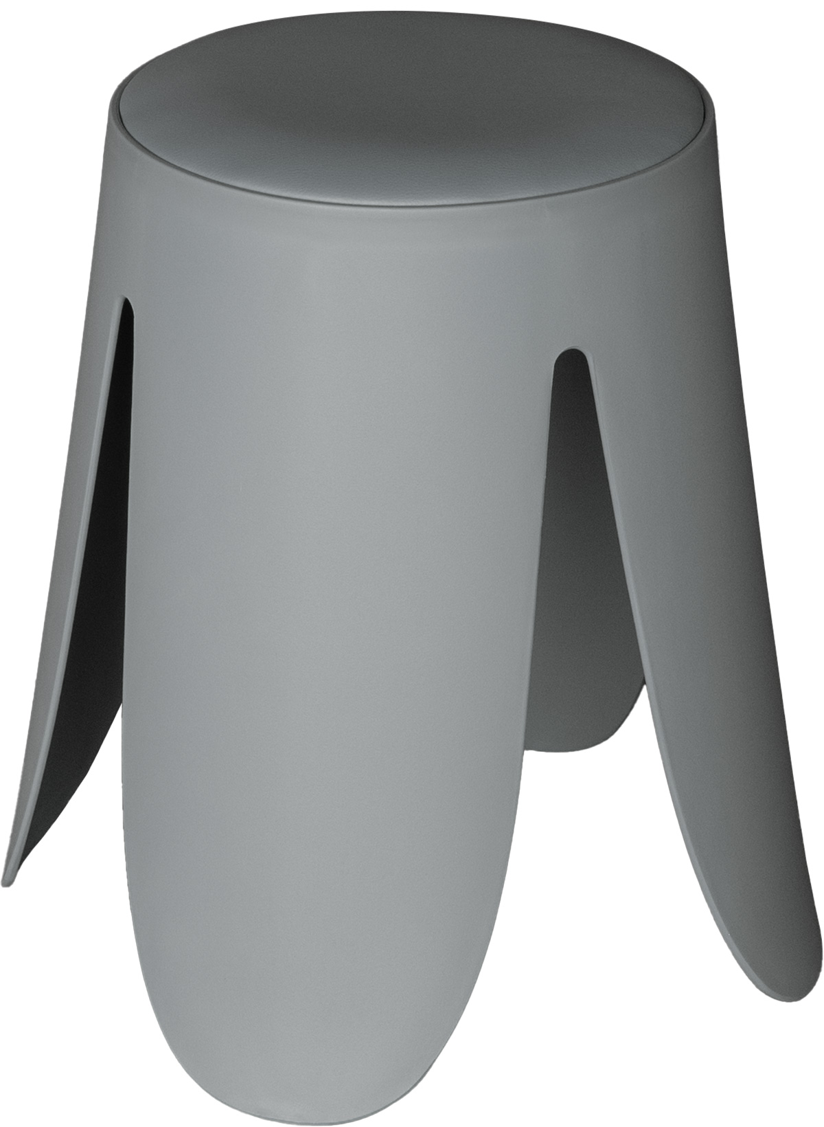 Tabouret-Clyde-C-1542-polypropylene-simili-cuir-Gris-Comodi-Living