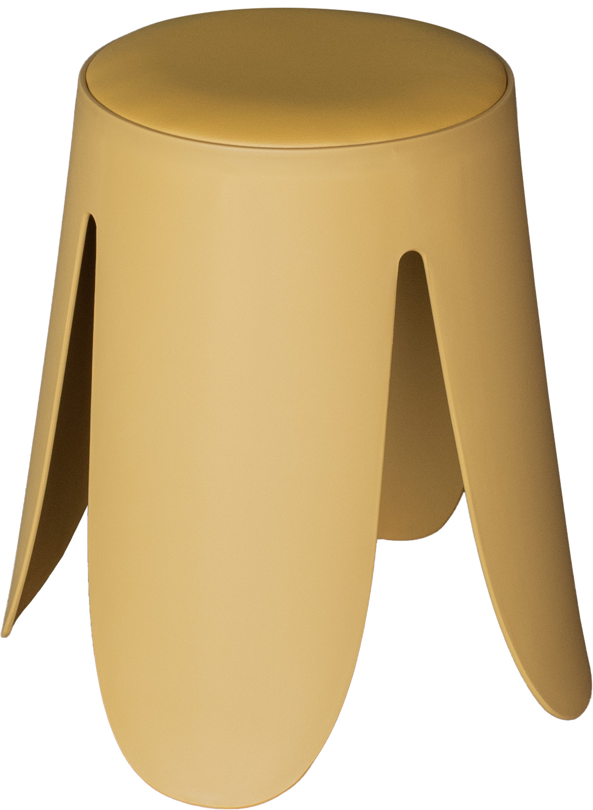 Tabouret-Clyde-C-1542-polypropylene-simili-cuir-Ocre-Comodi-Living