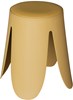 Tabouret-Clyde-C-1542-polypropylene-simili-cuir-Ocre-Comodi-Living