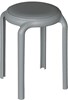 Tabouret-Hugo-C-1676-polypropylene-simili-cuir-Gris-Comodi-Living