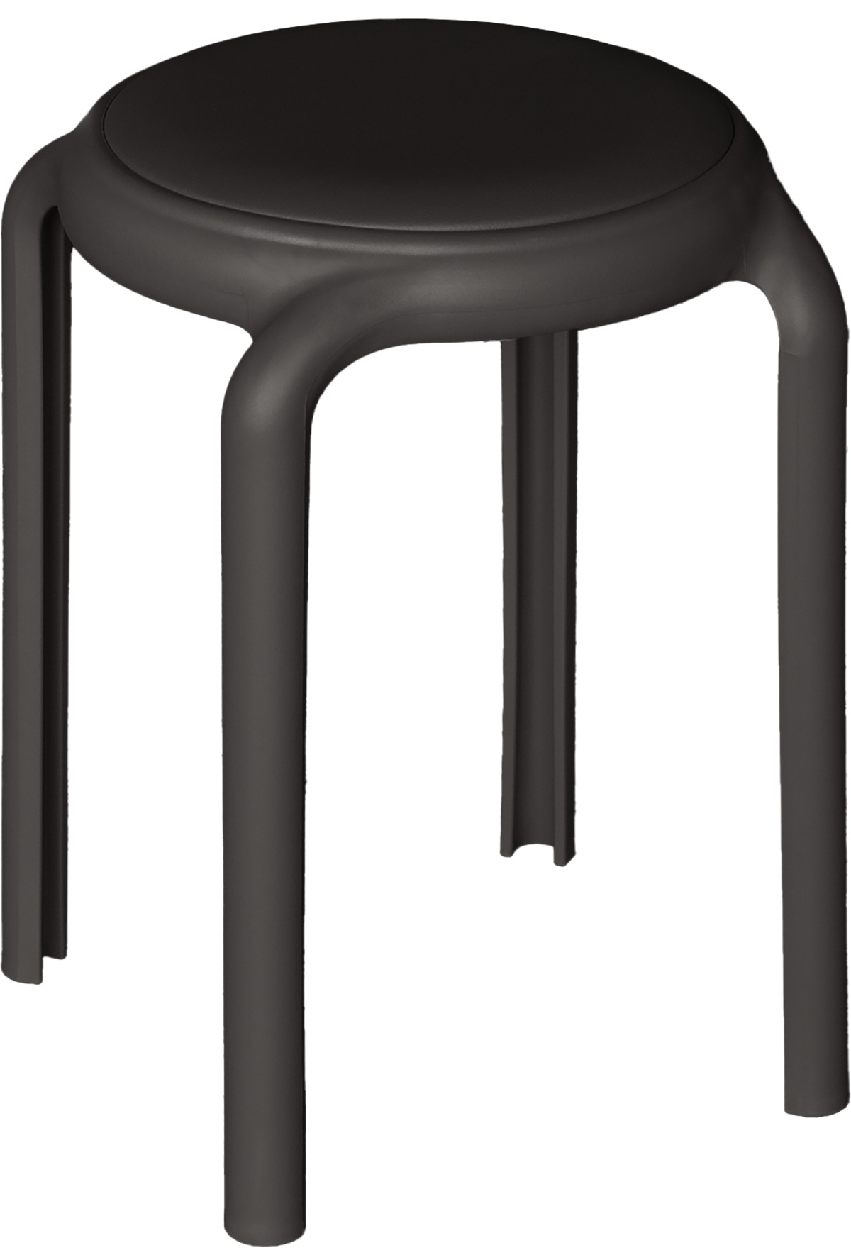 Tabouret-Hugo-C-1676-polypropylene-simili-cuir-Noir-Comodi-Living