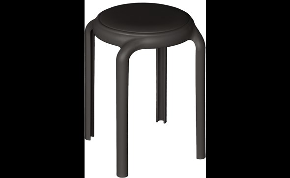 Tabouret-Hugo-C-1676-polypropylene-simili-cuir-Noir-Comodi-Living