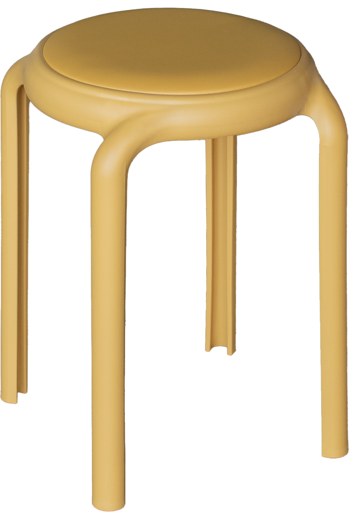 Tabouret-Hugo-C-1676-polypropylene-simili-cuir-Ocre-Comodi-Living