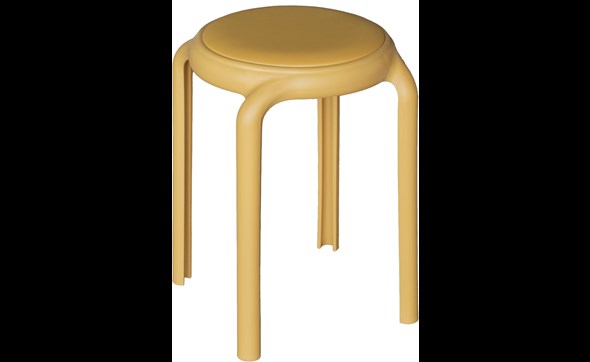 Tabouret-Hugo-C-1676-polypropylene-simili-cuir-Ocre-Comodi-Living