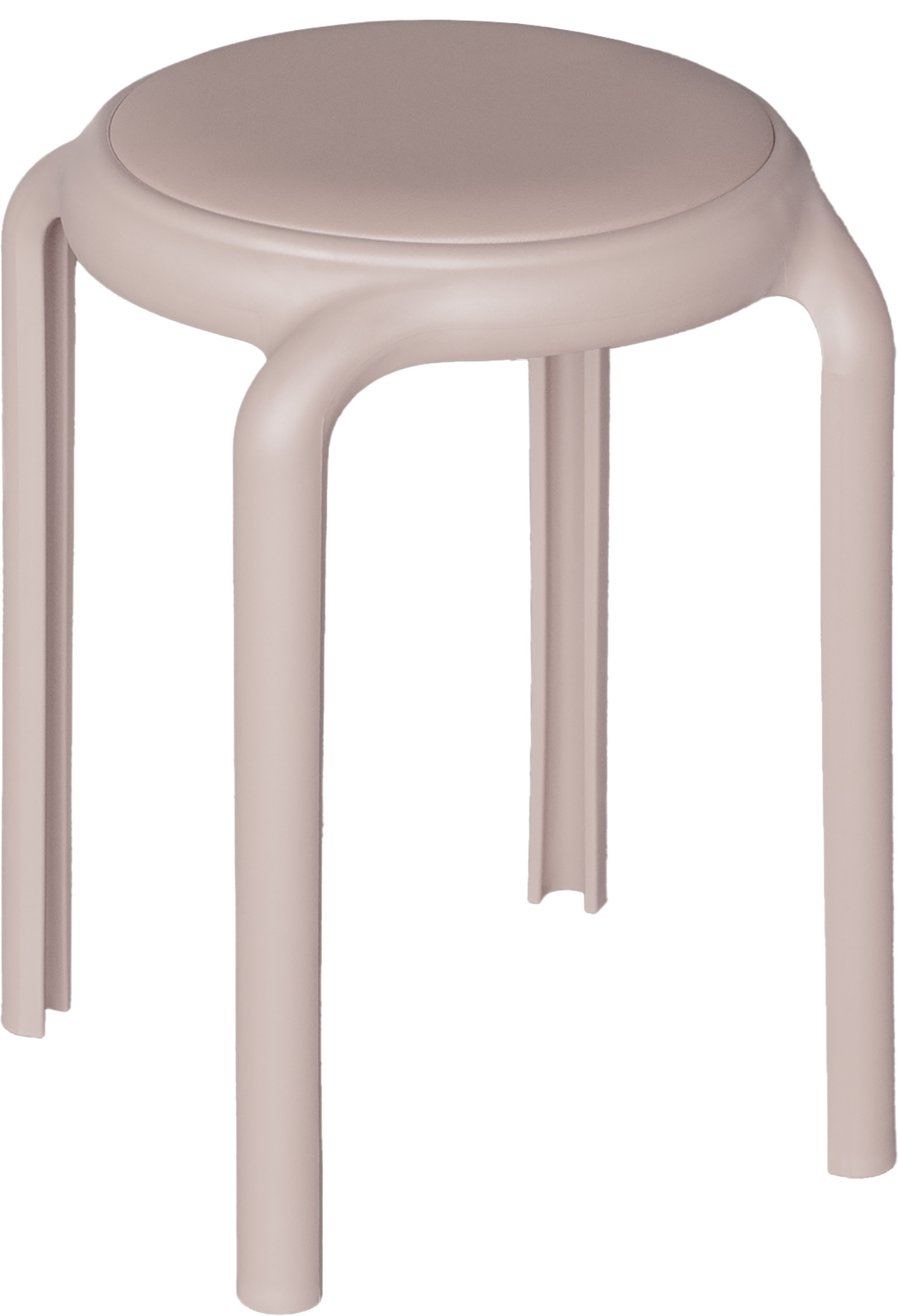 Tabouret-Hugo-C-1676-polypropylene-simili-cuir-Rose-Comodi-Living