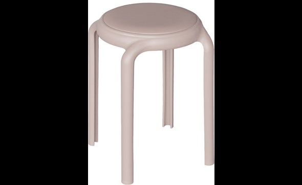 Tabouret-Hugo-C-1676-polypropylene-simili-cuir-Rose-Comodi-Living