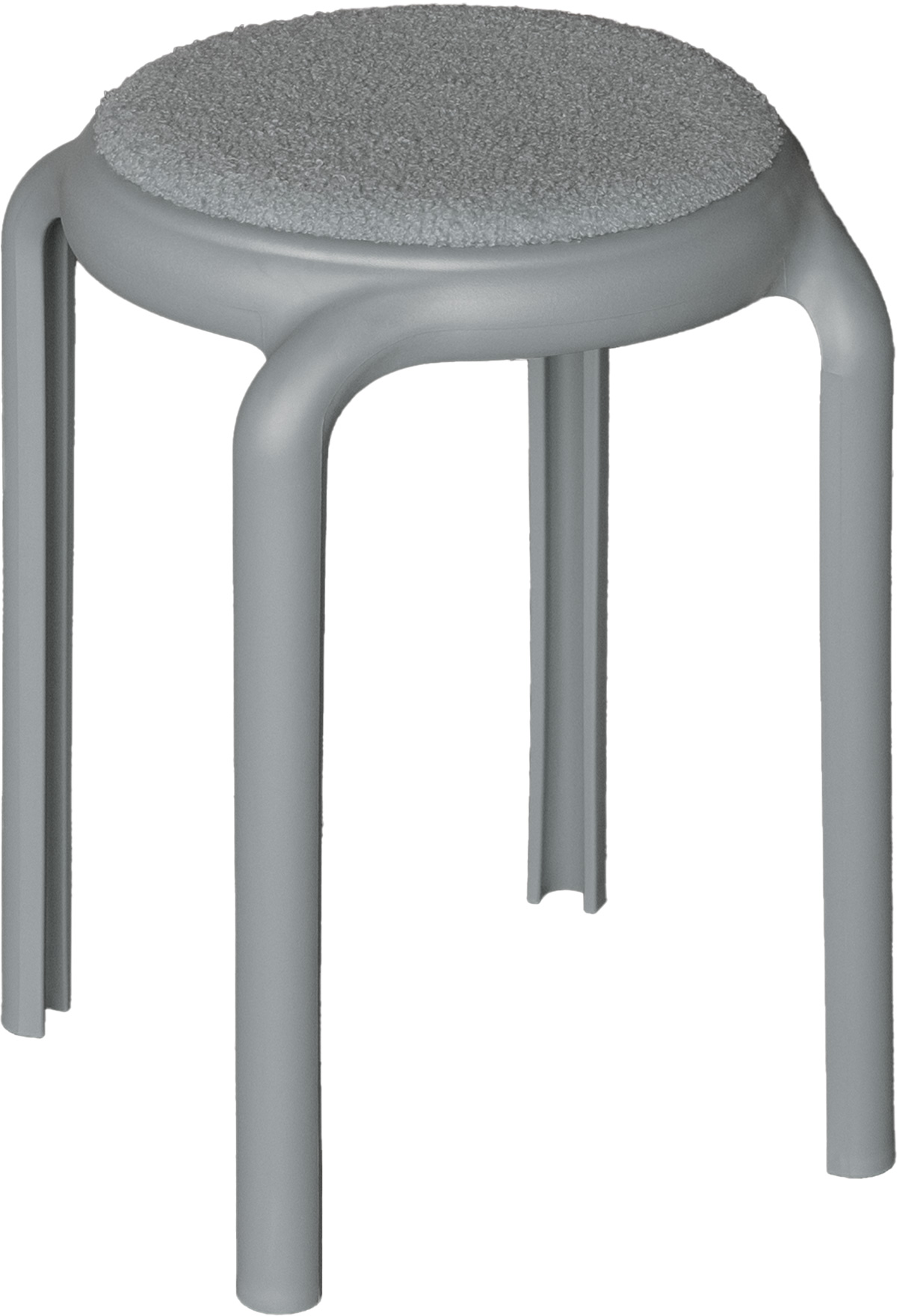 Tabouret-Nicole-C-1676-polypropylene-Tissu-Gris-Comodi-Living