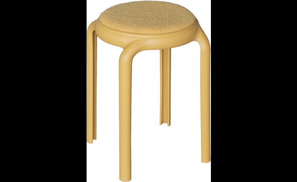 Tabouret-Nicole-C-1676-polypropylene-Tissu-Ocre-Comodi-Living
