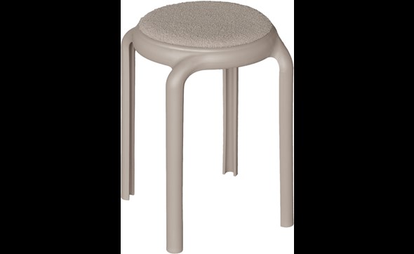 Tabouret-Nicole-C-1676-polypropylene-Tissu-Sable-Comodi-Living