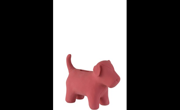 Tirelire-Chien-2361-Resine-Rose-01-Jolipa