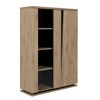 Vitrine sans eclairage-Crack-1J1D250-chene artisan-01-Gautier