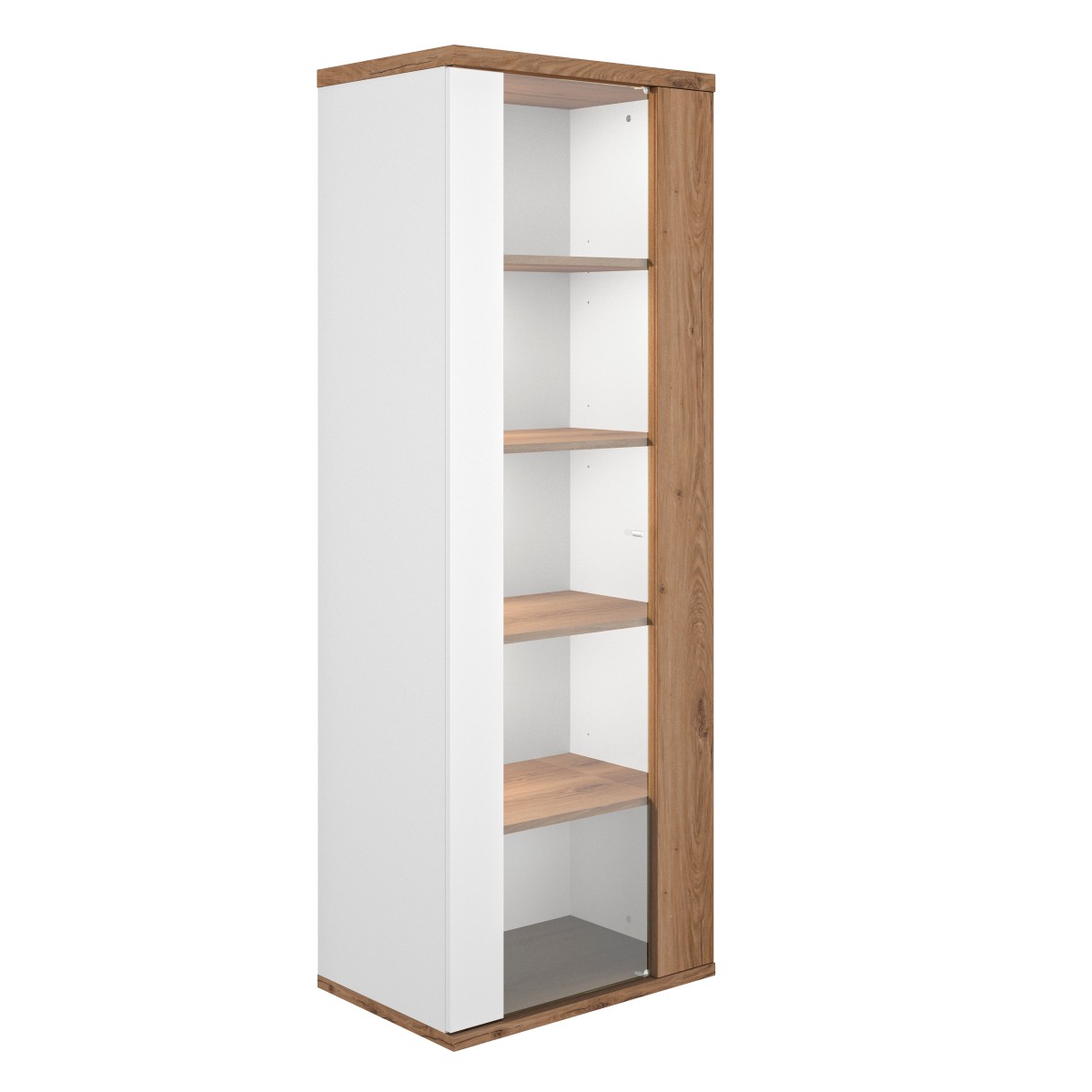 Vitrine-1-Porte-Otello-1J2D170-Blanc-01-Gautier