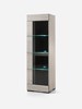 Vitrine-1-porte-Elba-decor-papier-coloris-chene-blanchi-55cm-TRUC-Divaco
