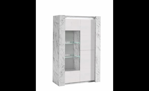 Vitrine-120cm-Vittoria-decor-marbre-blanc-Alcos