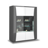 Vitrine-2-portes-Tiago-laque-brillant-blanc-gris-19SA4020-130cm-side-deco-Sciae