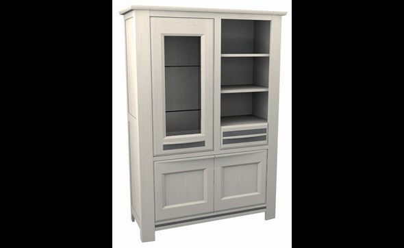 Vitrine-3-portes-1-tiroir-Malaga-decor-chene-massif-placage-naturel-blanchi-311-ceramique-gris-62150