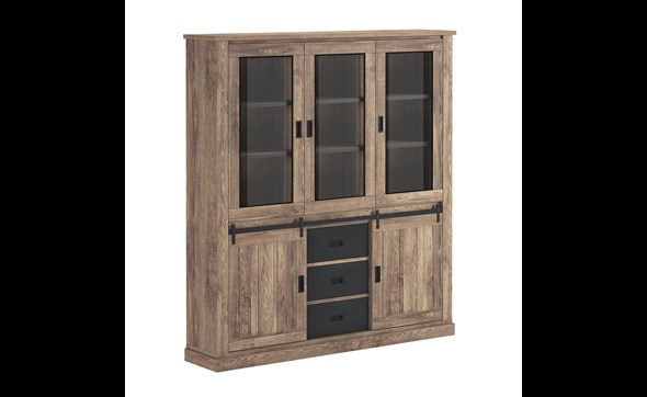Vitrine-3-portes-Hugo-decor-colonial-190cm-01-Dullaert