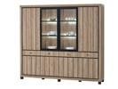 Vitrine-4 portes-Eduard-BC70156-LED455-Summer oak-01-Oosterlynck