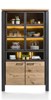 Vitrine-4-portes-3-niches-led-Livingston-decor-chene-massif-placage-railway-brown-110cm-38749-Habufa