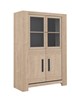 Vitrine-4-portes-Boston-decor-bois-chene-clair-J94250-125cm-side-Gautier