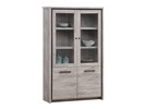Vitrine-4-portes-Elias-sans-eclairage-bois-chene-gris-115cm-Oosterlynck