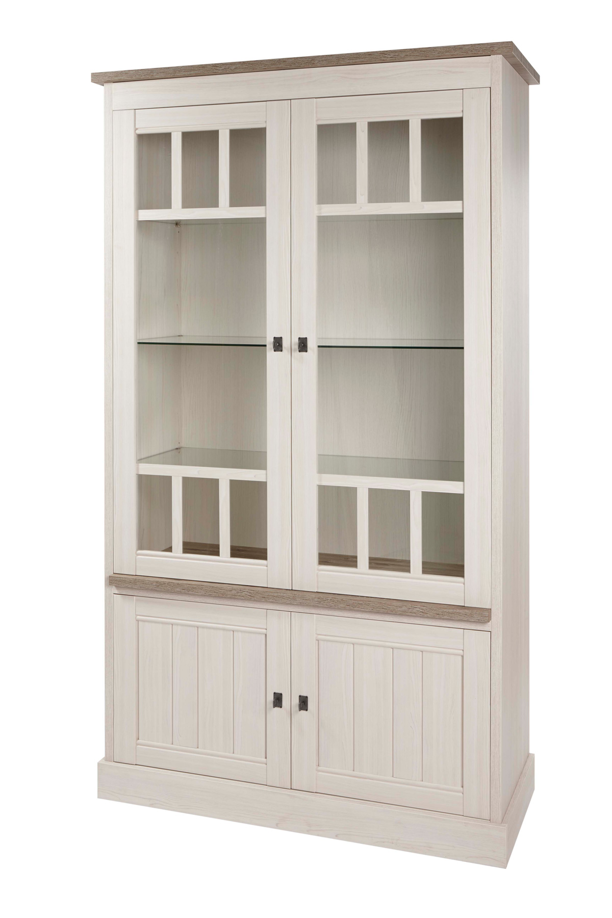 Vitrine-4-portes-York-decor-bois-meleze-K467-V1-122cm-Meubar