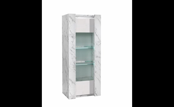 Vitrine-75cm-Vittoria-decor-marbre-blanc-Alcos