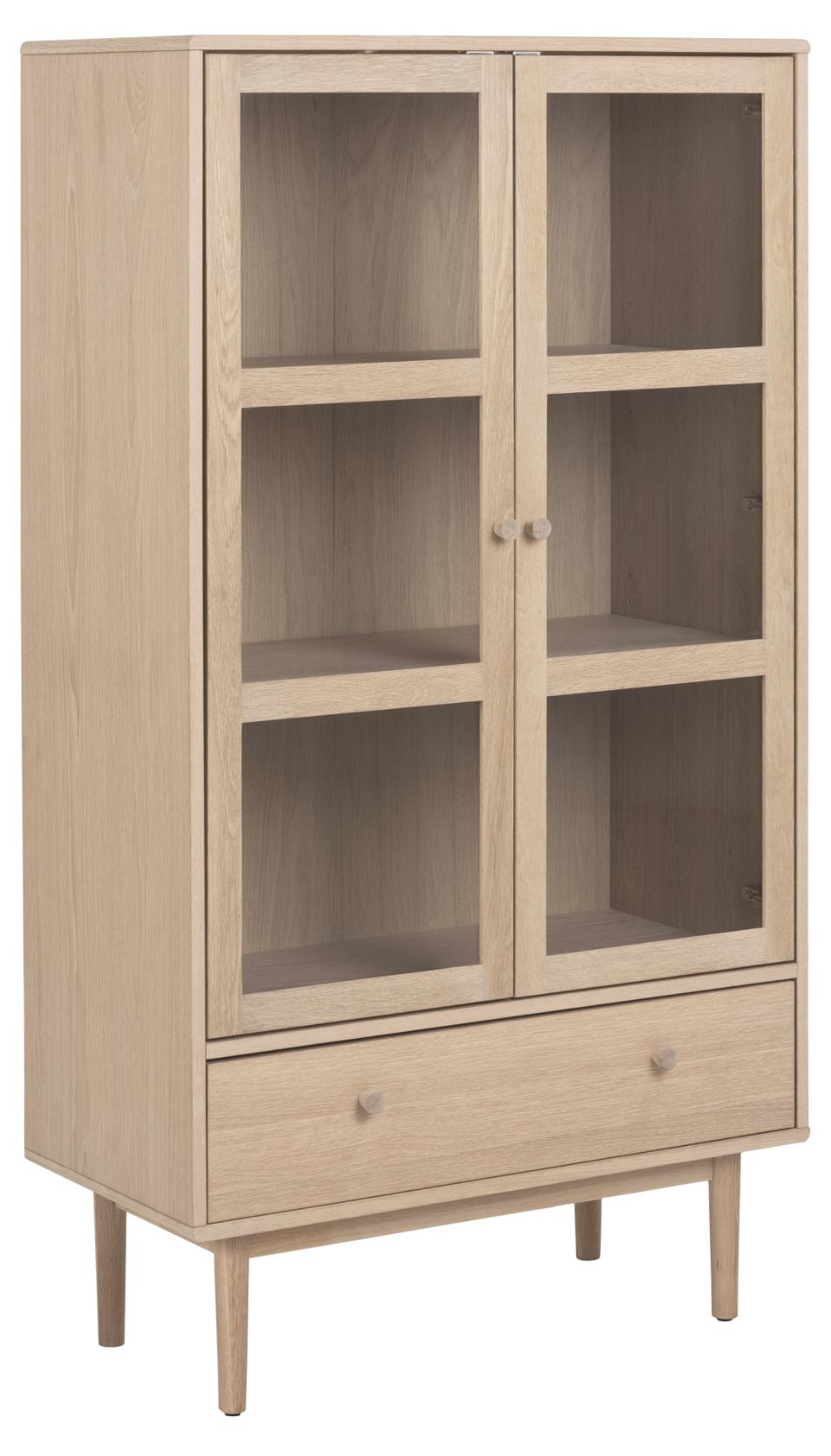 Vitrine-Aston-placage-chene-80cm-side-Actona