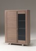 Vitrine-Aurore-chene-massif-brun-115cm-Comodi-Living