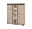 Vitrine-Belluno-decor-chene-brun-clair-K541-V1-134cm-Evan