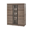 Vitrine-Belluno-decor-chene-brun-fonce-K538-V1-134cm-Evan