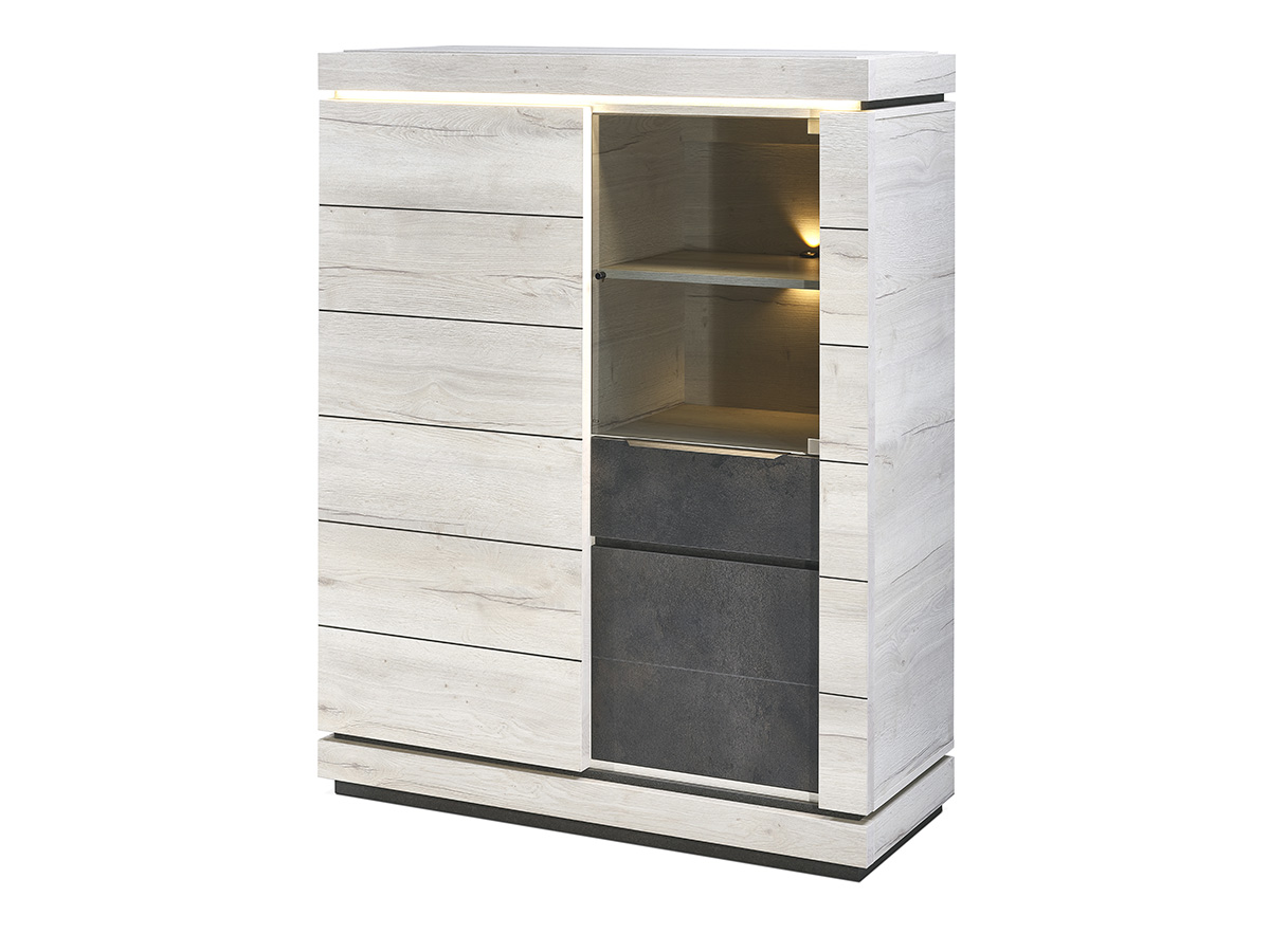 Vitrine-Birger-melamine-halifax-creme-125cm-Comodi-Living