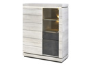 Vitrine-Birger-melamine-halifax-creme-125cm-Comodi-Living