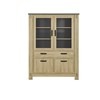 Vitrine-Broceliande-1J1R270-decor-light-oak-156cm-01-Gautier-Gami