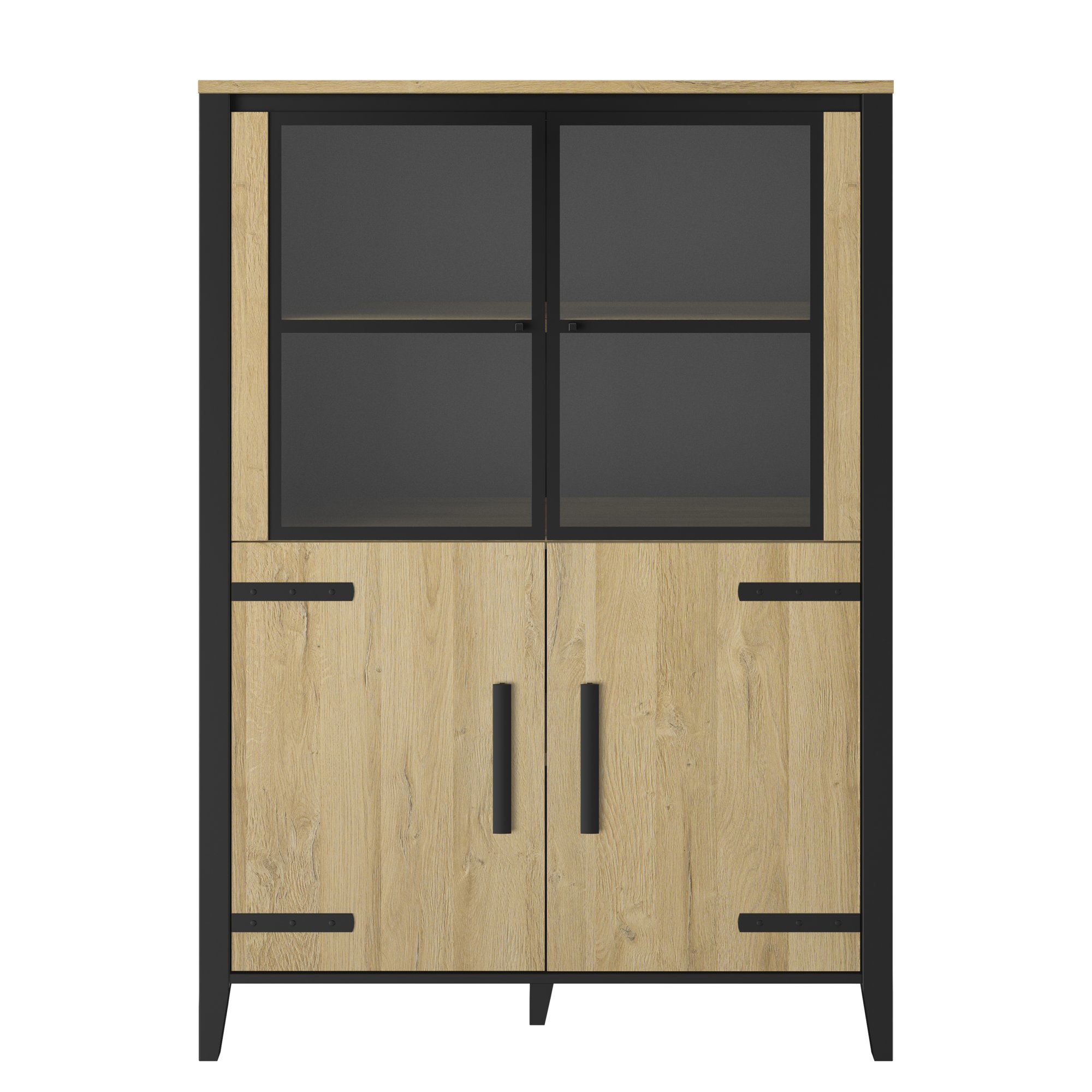 Vitrine-Cork-chene-dore-112cm-front-Gautier