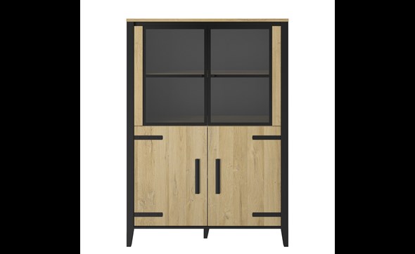 Vitrine-Cork-chene-dore-112cm-front-Gautier