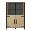 Vitrine-Cork-chene-dore-112cm-front-Gautier