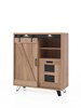 Vitrine-Cuedo-melamine-chene-halifax-nature-128cm-Comodi-living
