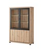 Vitrine-Dijon-decor-bois-artisan-oak-132cm-Alcos