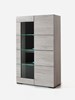 Vitrine-Elba-decor-papier-coloris-chene-blanchi-close-110cm-Divaco