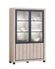 Vitrine-Eureka-decor-bois-chene-133cm-Oosterlynck