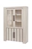 Vitrine-Gilles-sans-eclairage-decor-white-eik-137cm-Bauwens-GBO