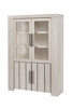 Vitrine-Gilles-sans-eclairage-decor-white-eik-137cm-Bauwens-GBO