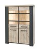 Vitrine-Hercules-decor-beach-oak-grey-rock-140cm-Bauwens-GBO