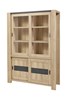 Vitrine-Hermes-sans-eclairage-decor-spring-oak-grey-rock-141cm-Bauwens-GBO